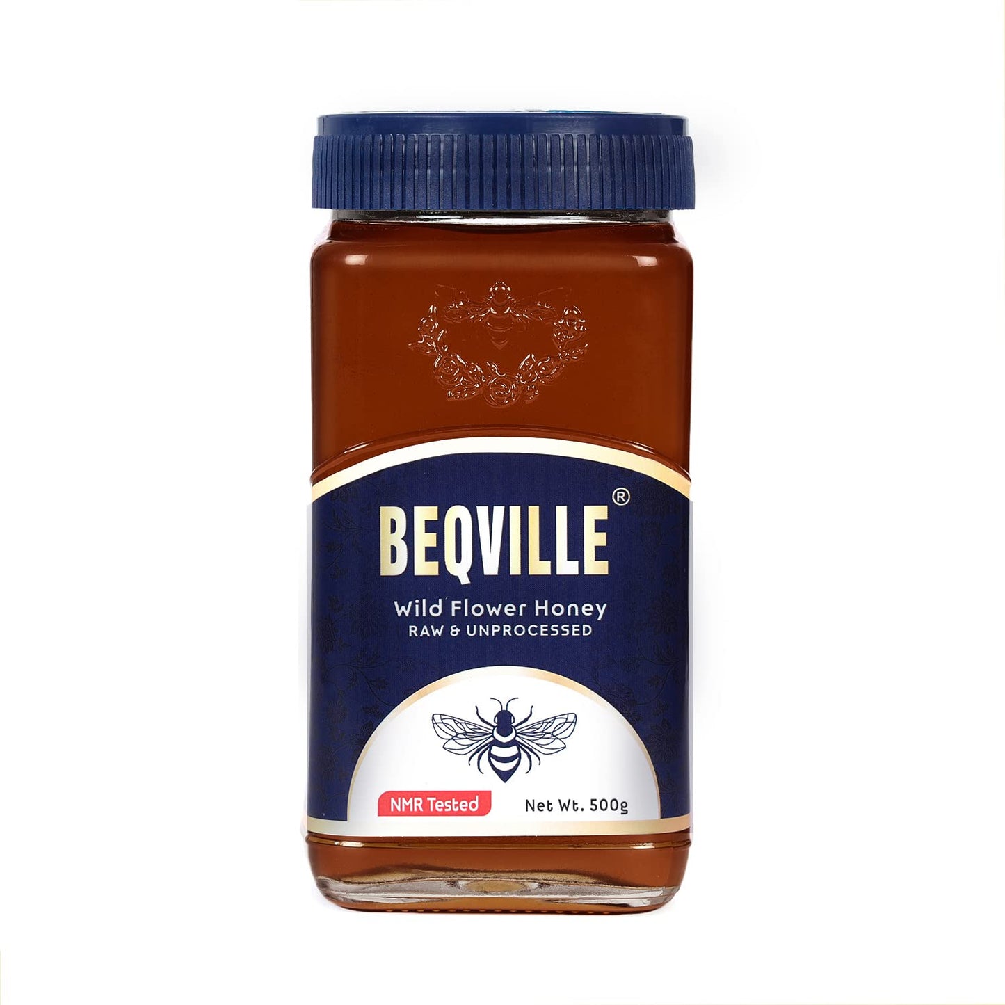 Beqville NMR Tested Organic 100% Raw & Natural Forest Honey - 500gm Glass Jar